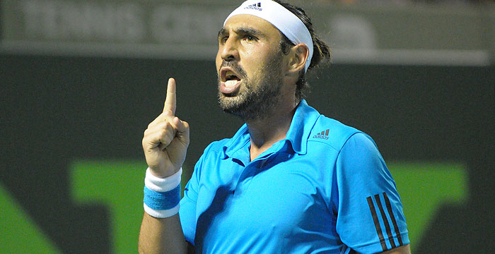 ÎŸ ÎœÎ¬ÏÎºÎ¿Ï‚ Î½Î¹ÎºÎ·Ï„Î®Ï‚ ÏƒÏ„Î¿ Ï€Î±Î¹Ï‡Î½Î¯Î´Î¹ Î¼Îµ Ï„Î¿Î½ Kohlschreiber